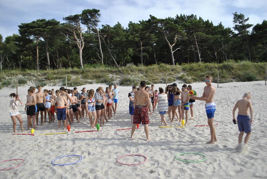 Kilkaset osób wyjechało ze Spynaczem na wakacje nad morze