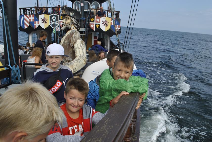 Kilkaset osób wyjechało ze Spynaczem na wakacje nad morze