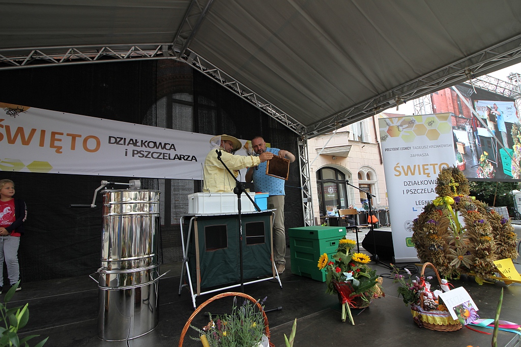 Działkowcy i pszczelarze opanowali legnicki rynek