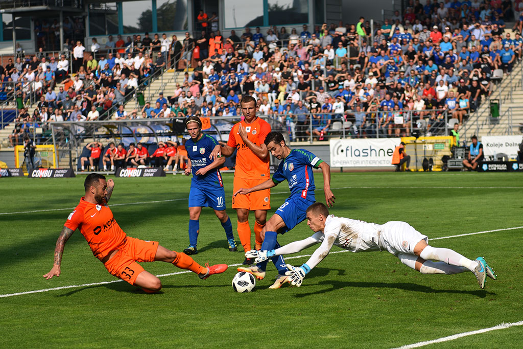 Historyczne derby: Miedź Legnica pokonała Zagłębie Lubin