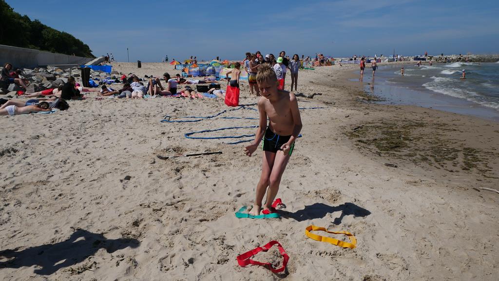 Kilkaset osób wyjechało ze Spynaczem na wakacje nad morze