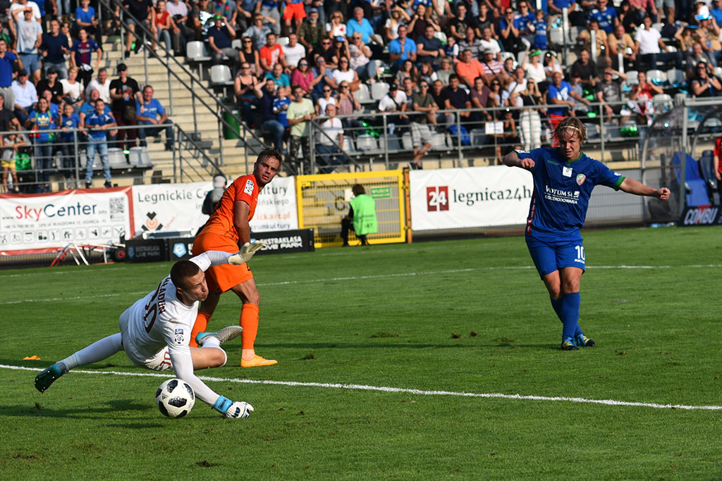Historyczne derby: Miedź Legnica pokonała Zagłębie Lubin