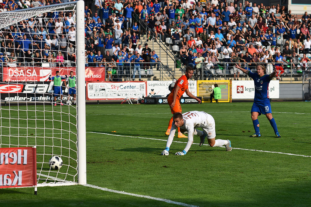 Historyczne derby: Miedź Legnica pokonała Zagłębie Lubin