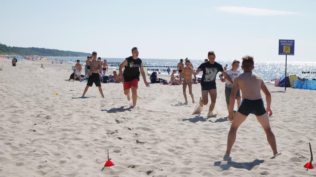 Kilkaset osób wyjechało ze Spynaczem na wakacje nad morze