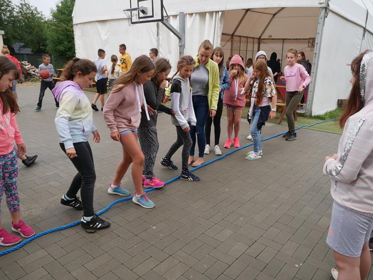 Kilkaset osób wyjechało ze Spynaczem na wakacje nad morze