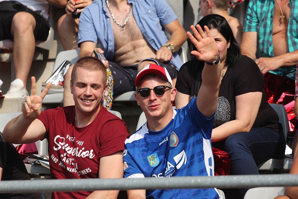 Komplet kibiców na derbach Miedzi Legnica z Zagłębiem Lubin