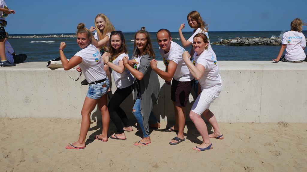 Kilkaset osób wyjechało ze Spynaczem na wakacje nad morze