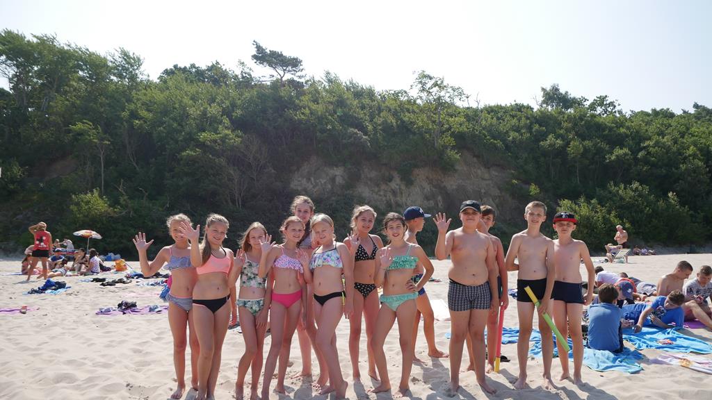 Kilkaset osób wyjechało ze Spynaczem na wakacje nad morze