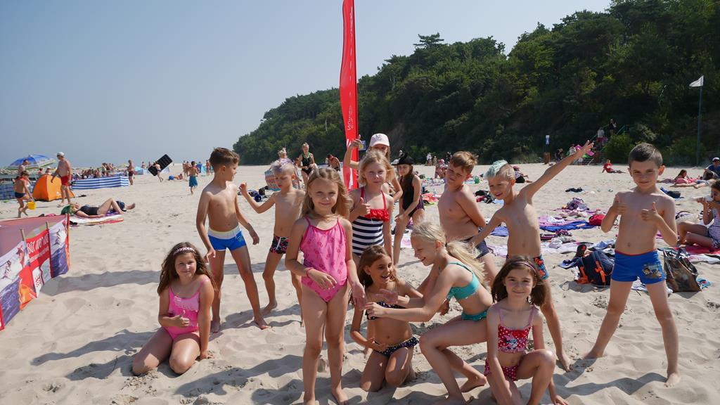 Kilkaset osób wyjechało ze Spynaczem na wakacje nad morze