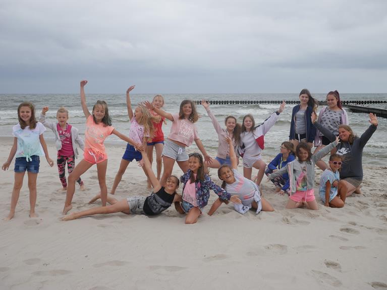 Kilkaset osób wyjechało ze Spynaczem na wakacje nad morze