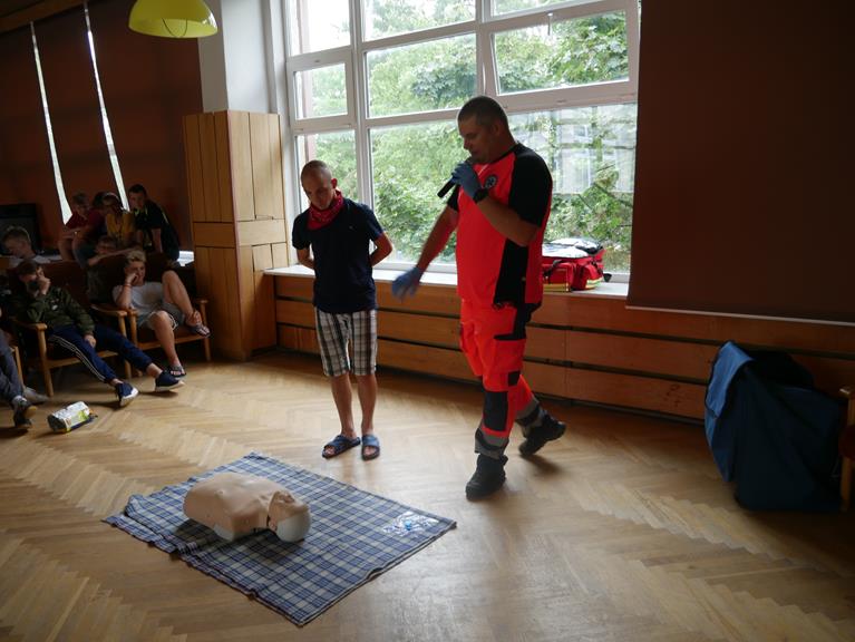 Kilkaset osób wyjechało ze Spynaczem na wakacje nad morze