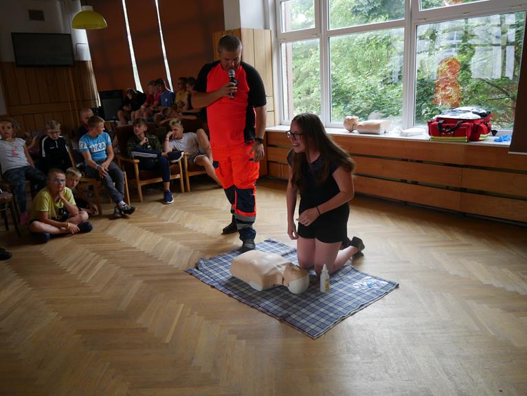 Kilkaset osób wyjechało ze Spynaczem na wakacje nad morze