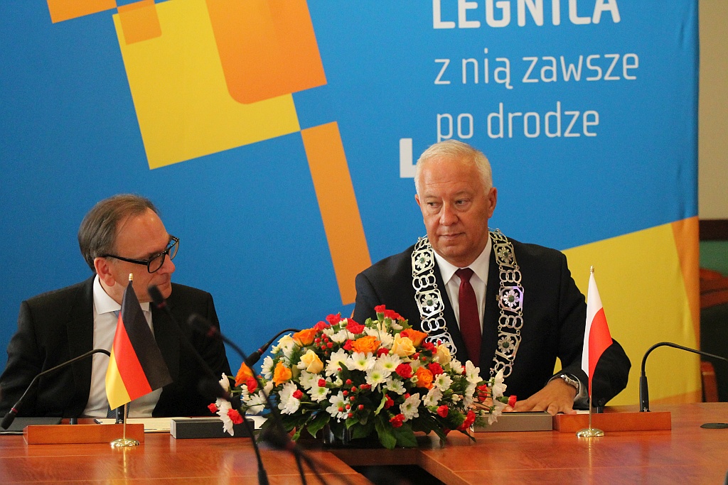 Podpisanie deklaracji kontynuacji współpracy Legnica - Wuppertal