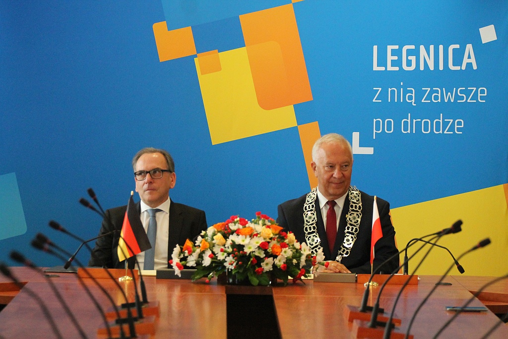 Podpisanie deklaracji kontynuacji współpracy Legnica - Wuppertal
