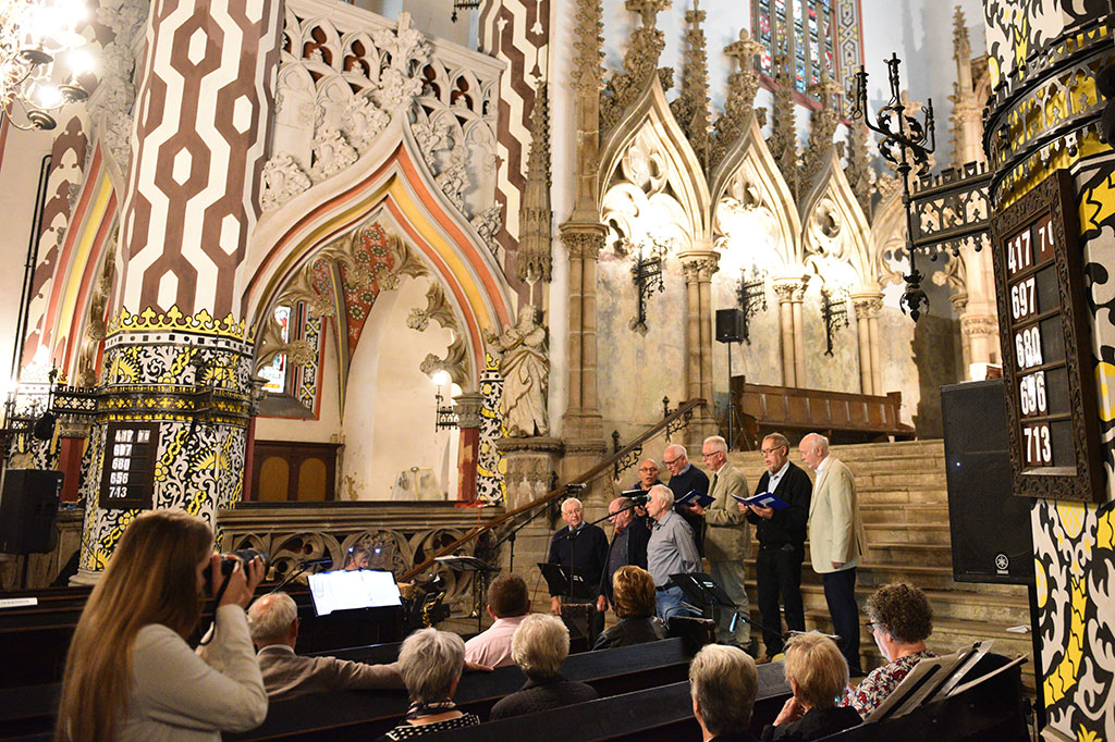 Złoci śpiewacy gospel wystąpili w kościele Mariackim