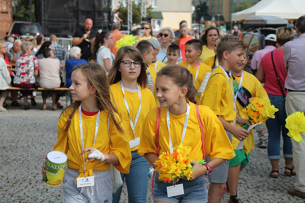Kwestowali z żonkilami i zbierali krew podczas festynu