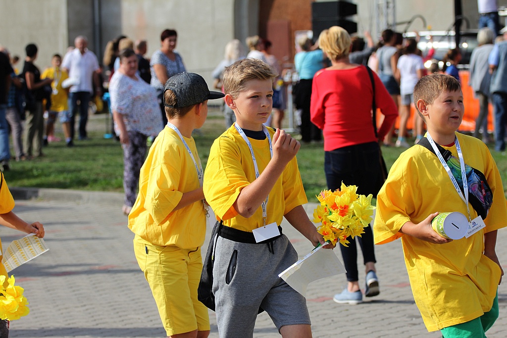 Kwestowali z żonkilami i zbierali krew podczas festynu