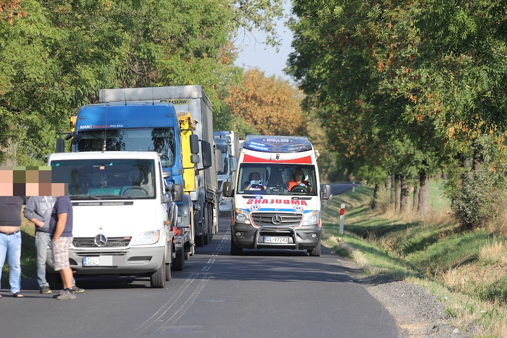 Czołowe zderzenie na trasie Koskowice – Księginice
