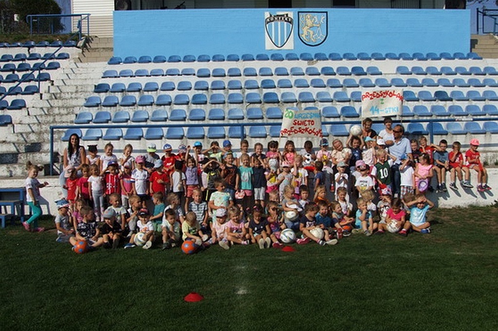 Dzień Przedszkolaka na stadionie Konfeksu Legnica