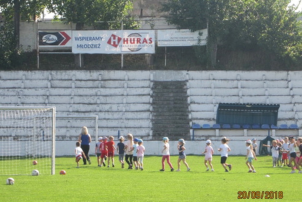 Dzień Przedszkolaka na stadionie Konfeksu Legnica