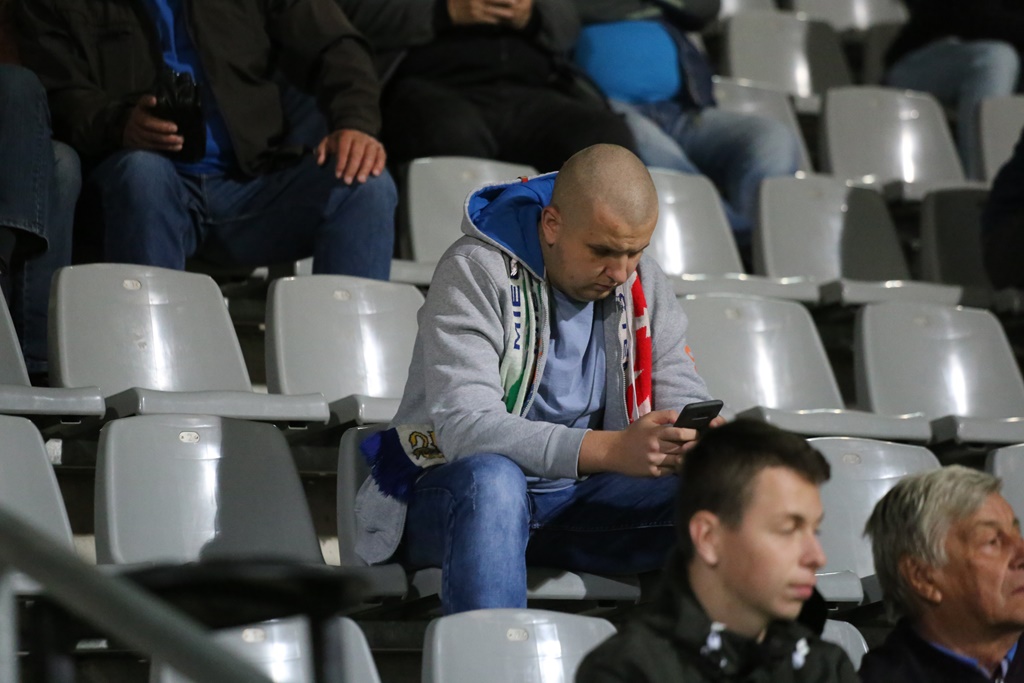 Komplet widzów obejrzał starcie Miedzi z Legią Warszawa