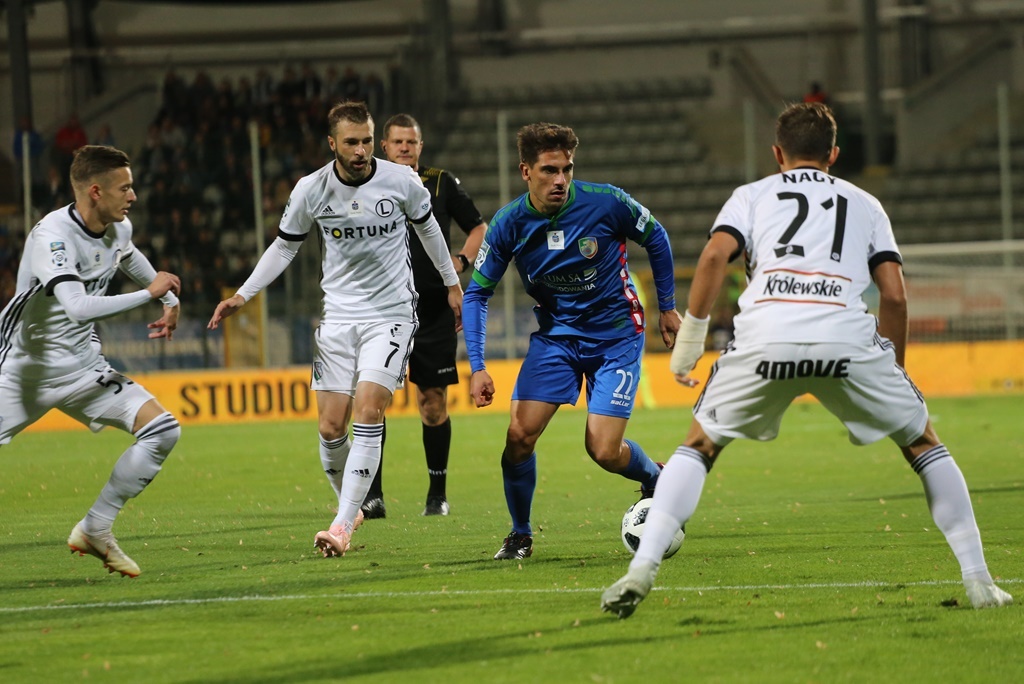 Legia wygrała w Legnicy. Gol Forsella to za mało na mistrza