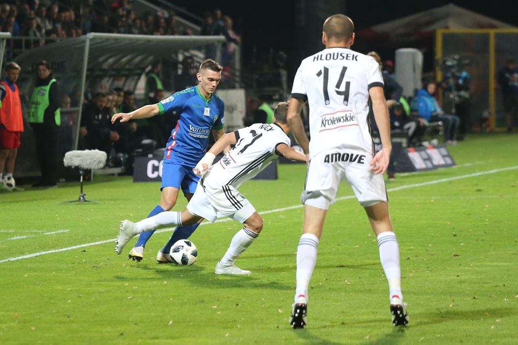 Legia wygrała w Legnicy. Gol Forsella to za mało na mistrza