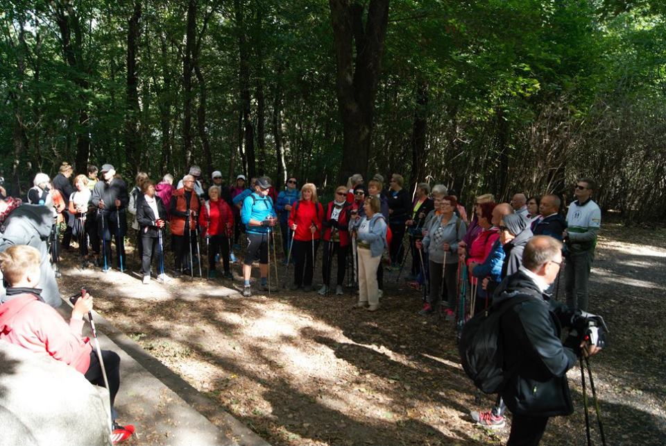 Osiemdziesiąt osób na jesiennym rajdzie nordic walking