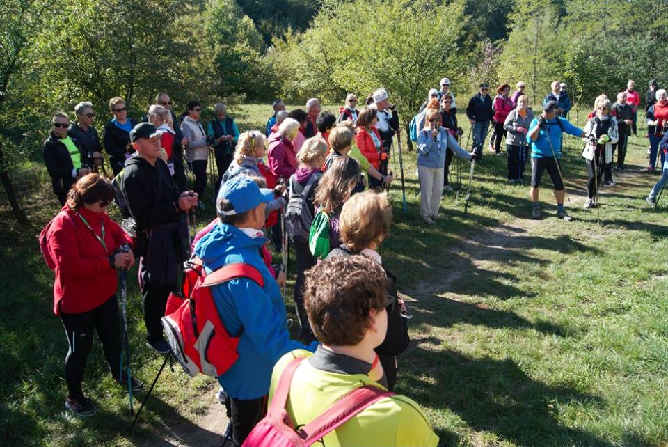 Osiemdziesiąt osób na jesiennym rajdzie nordic walking