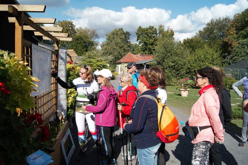 Osiemdziesiąt osób na jesiennym rajdzie nordic walking