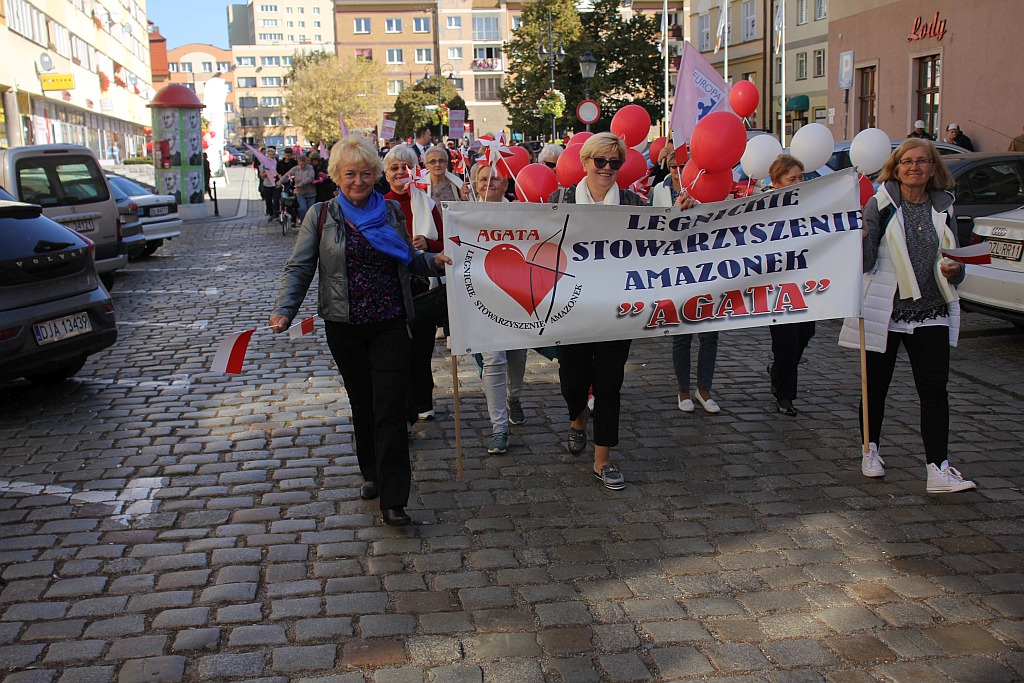 XXI różowy Marsz ku Zdrowiu przeszedł ulicami Legnicy