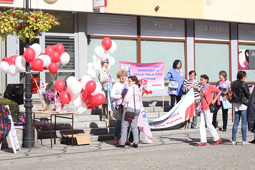 XXI różowy Marsz ku Zdrowiu przeszedł ulicami Legnicy