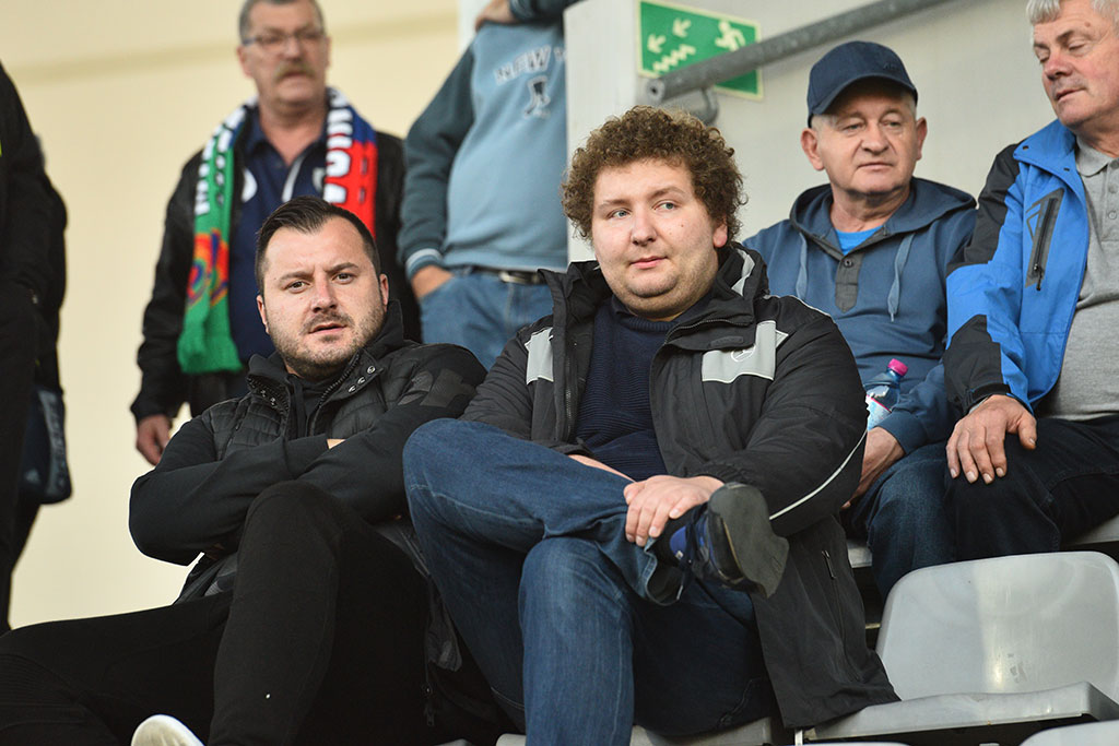 Piątkowy mecz Miedzi Legnica z Piastem Gliwice na trybunach