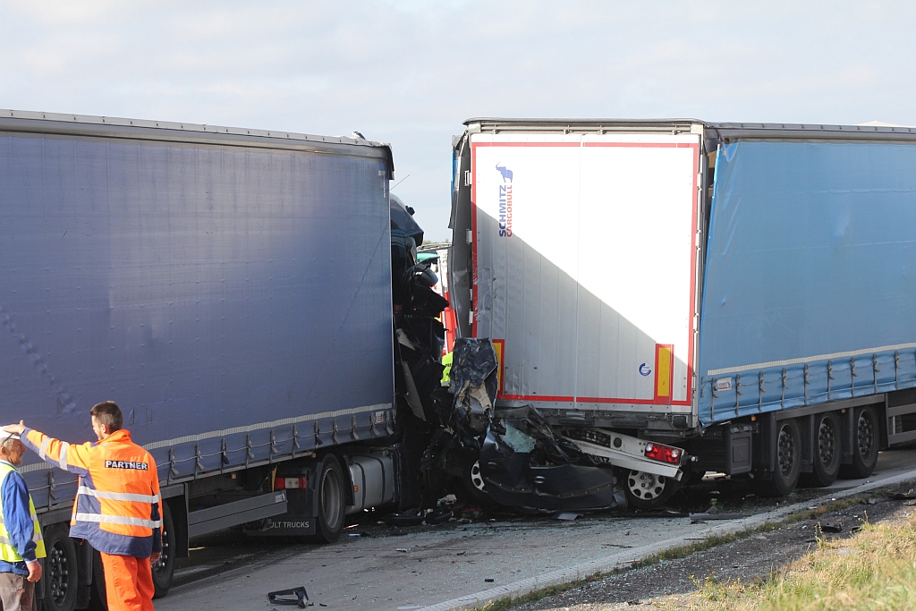 Karambol na autostradzie. Objazdy do Zgorzelca       
