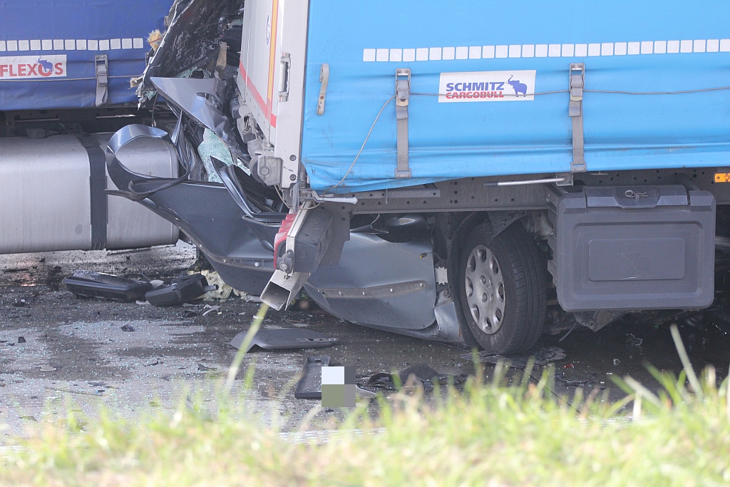 Karambol na autostradzie. Objazdy do Zgorzelca       
