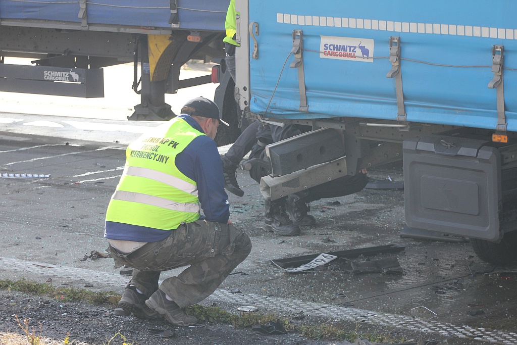 Karambol na autostradzie. Objazdy do Zgorzelca       
