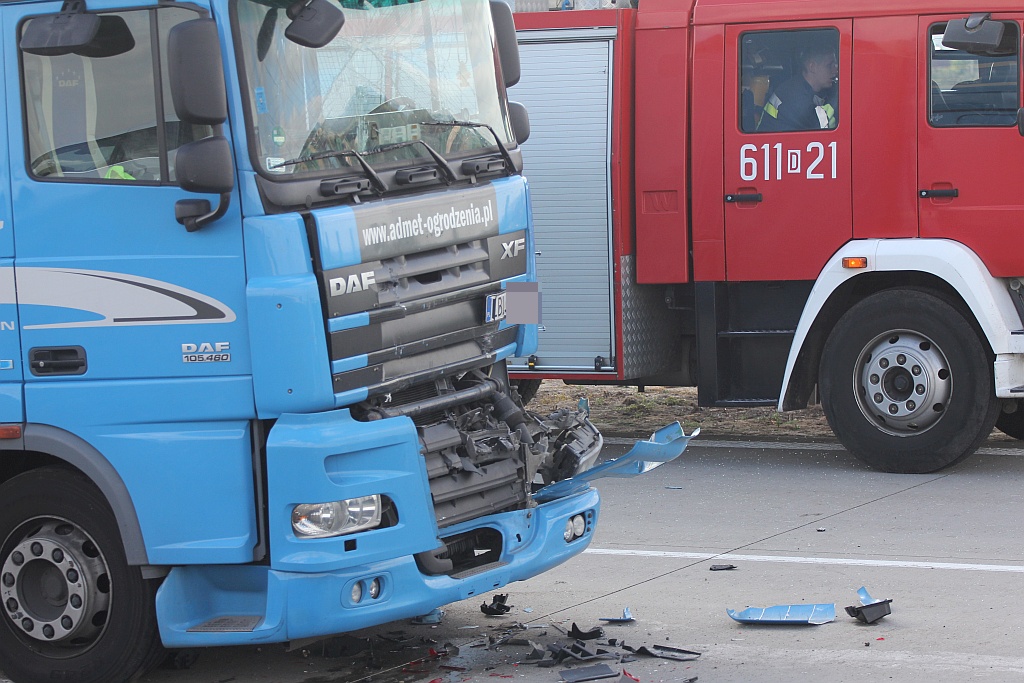 Karambol na autostradzie. Objazdy do Zgorzelca       
