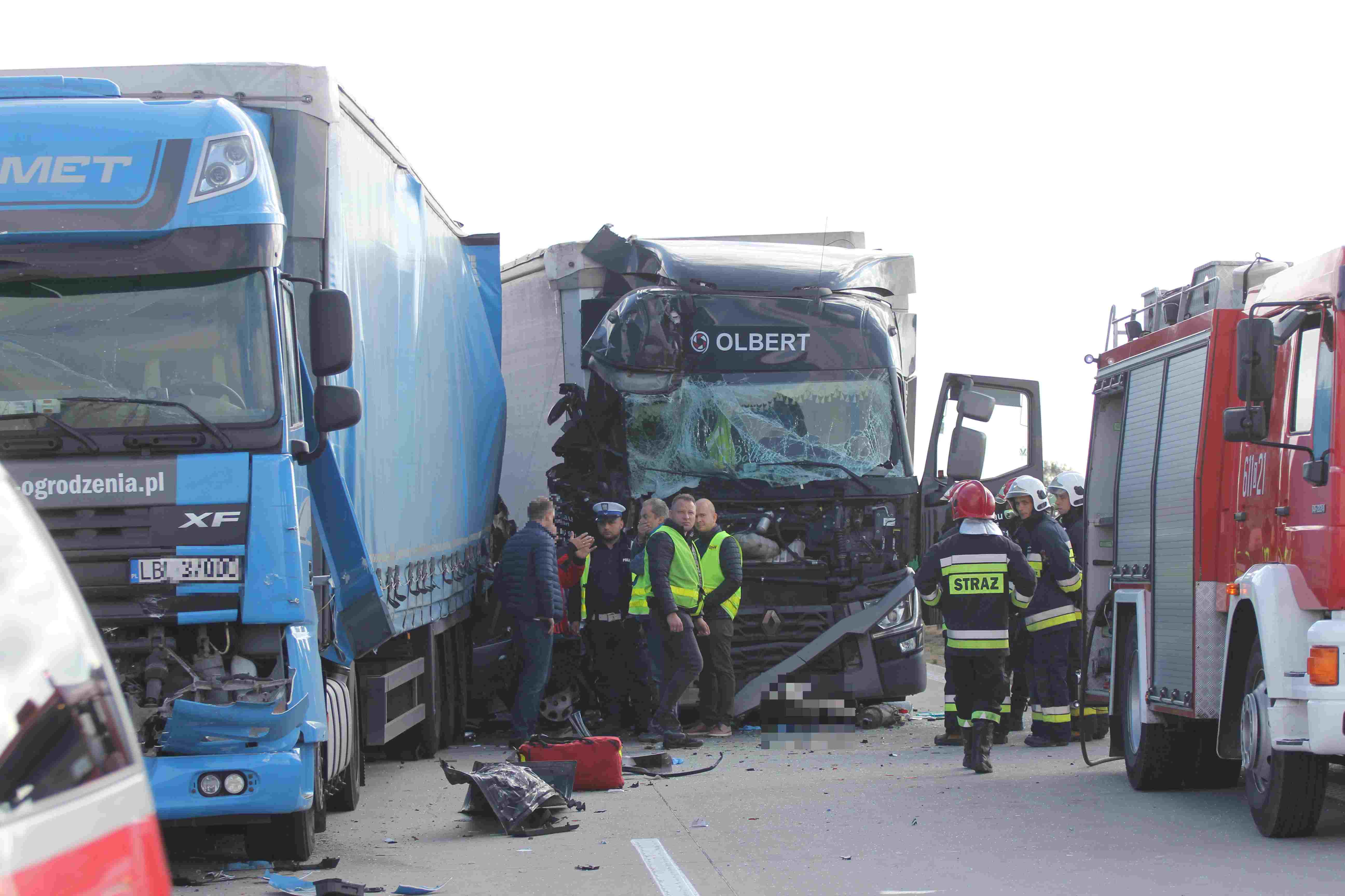 Karambol na autostradzie. Objazdy do Zgorzelca       
