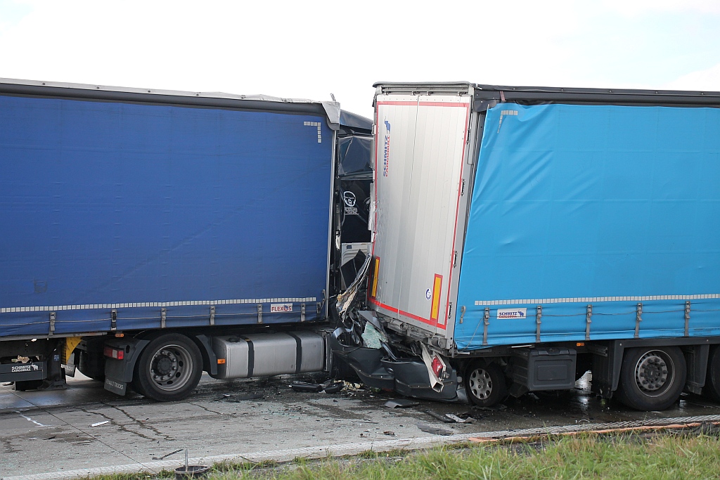 Karambol na autostradzie. Objazdy do Zgorzelca       

