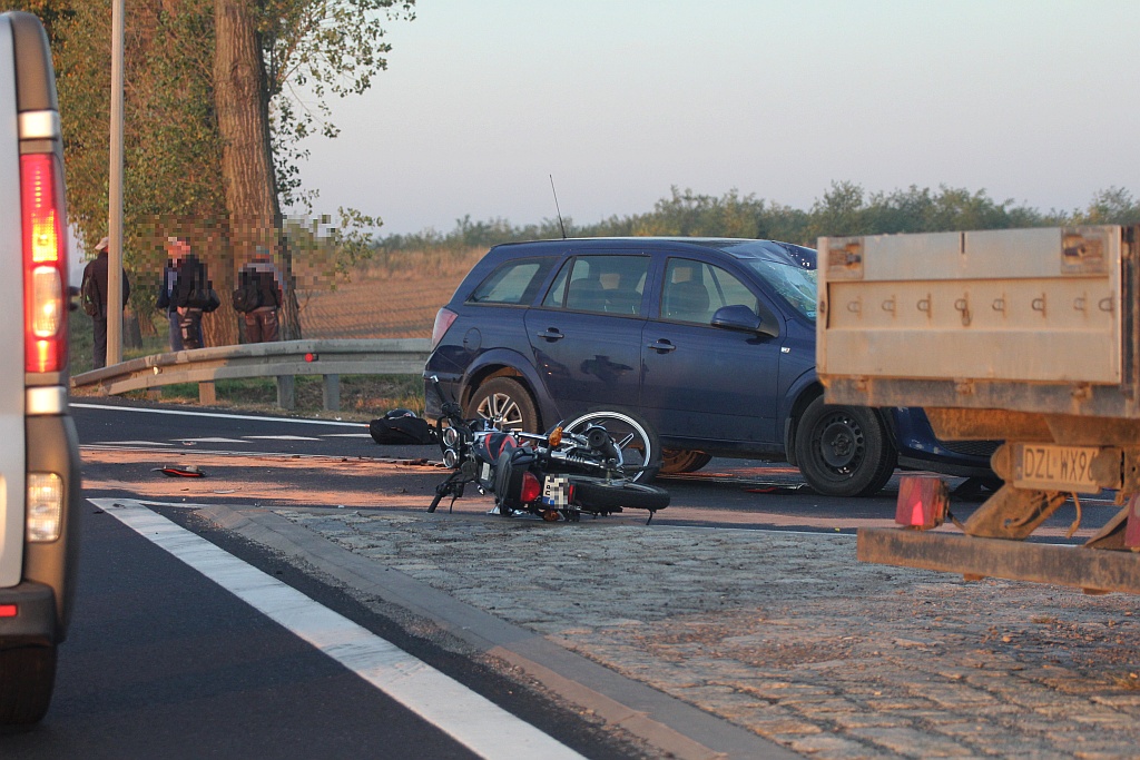 Wypadek na trasie Legnica – Złotoryja. Są utrudnienia w ruchu