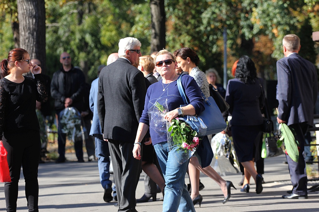 Kilkaset osób przyszło pożegnać Joannę Michalak