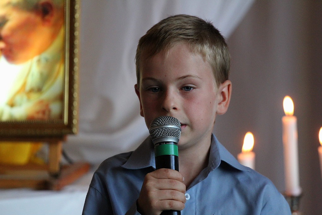 Pieśnią i poezją wspominali św. Jana Pawła II
