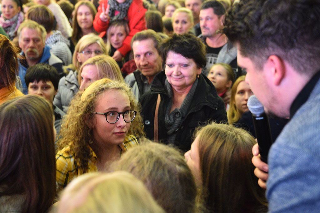Sławomir zaśpiewał na dwunastych urodzinach Galerii Piastów