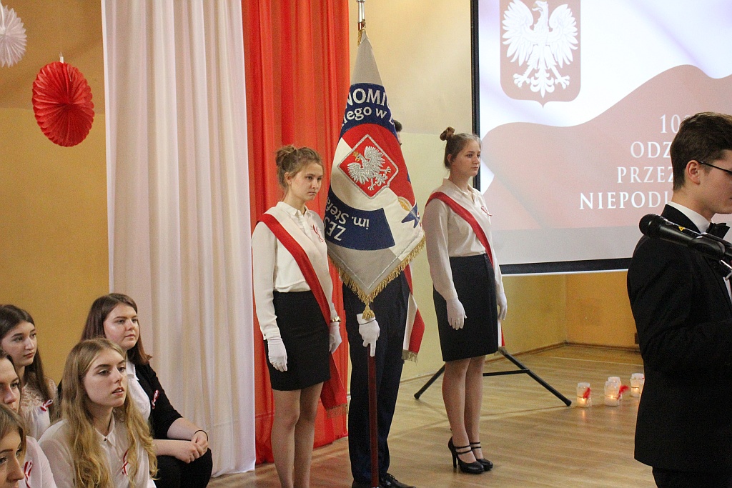 Akademia niepodległościowa w Zespole Szkół Ekonomicznych