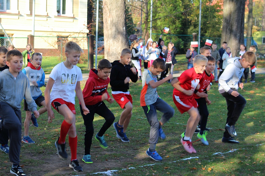 Mieszkańcy gminy Legnickie Pole pobiegli dla Niepodległej