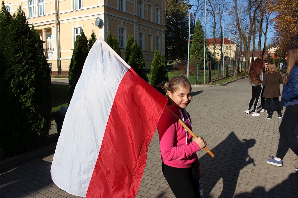 Mieszkańcy gminy Legnickie Pole pobiegli dla Niepodległej