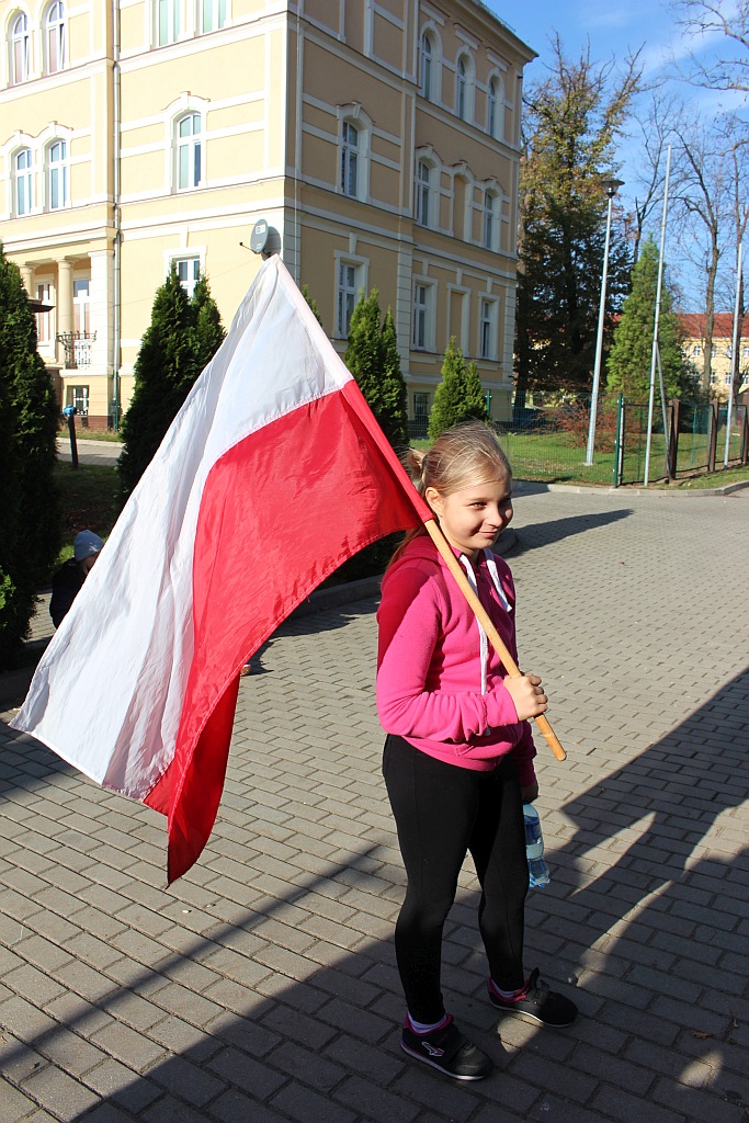 Mieszkańcy gminy Legnickie Pole pobiegli dla Niepodległej