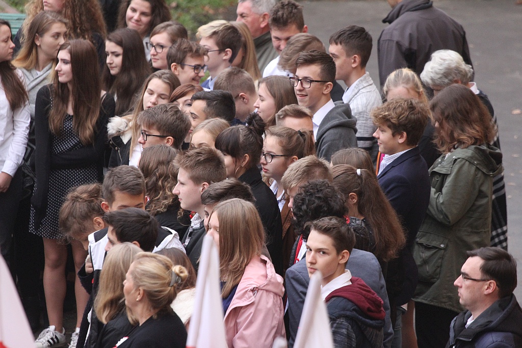 Równo o 11:11 w I Liceum Ogólnokształcącym zaśpiewano hymn