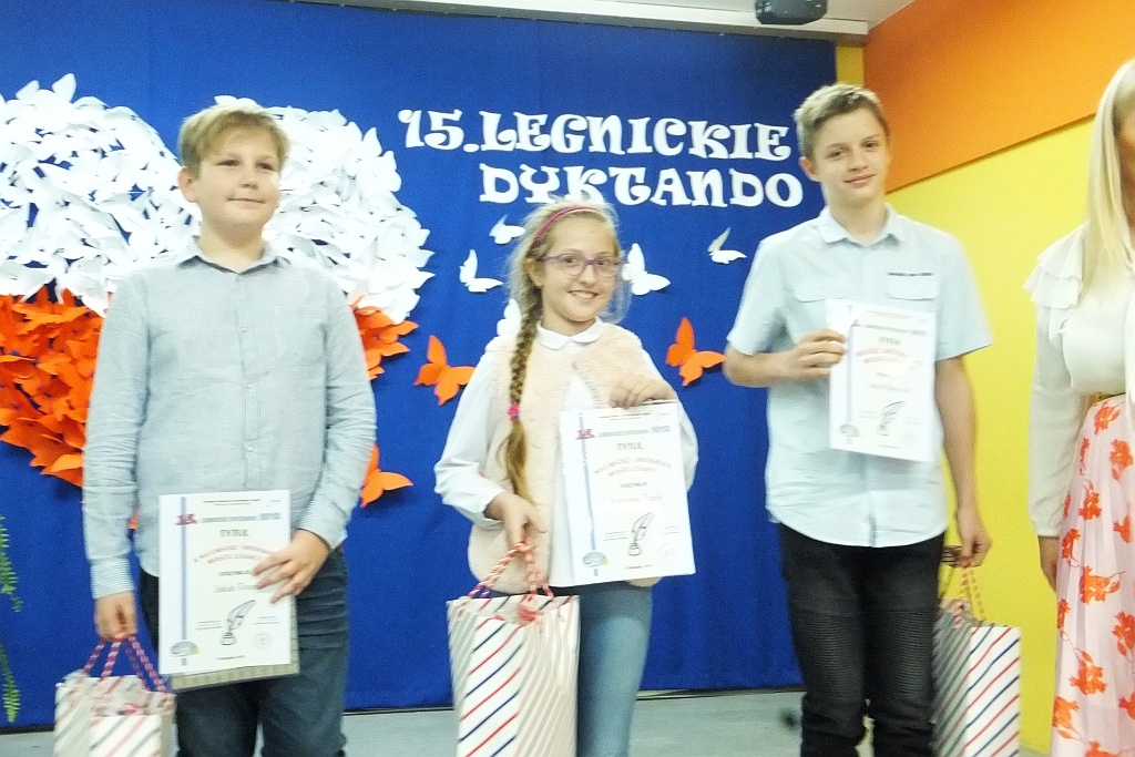 Poznaliśmy czterech Mistrzów Ortografii Miasta Legnicy