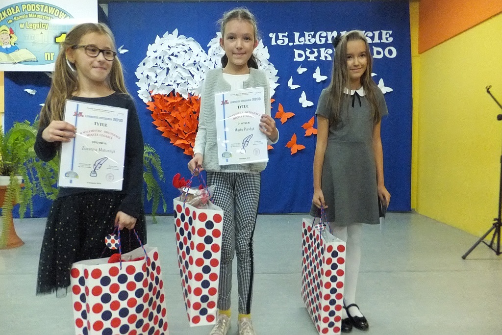 Poznaliśmy czterech Mistrzów Ortografii Miasta Legnicy
